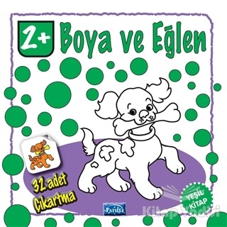 Boya ve Eğlen Yeşil Kitap - Parıltı Yayınları