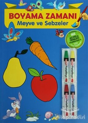 Boyama Zamanı: Meyve ve Sebzeler - 1