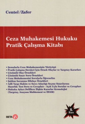 Ceza Muhakemesi Hukuku Pratik Çalışma Kitabı - Beta Basım Yayım