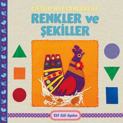 Çiftlik Hayvanları ile Renkler ve Şekiller - Martı Yayınları