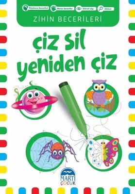 Çiz Sil Yeniden Çiz (Yeşil Kitap) - Martı Yayınları