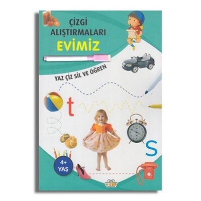 Çizgi Alıştırmaları Evimiz - 0-6 Yaş Yayınları