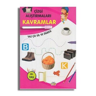 Çizgi Alıştırmaları Kavramlar - 0-6 Yaş Yayınları