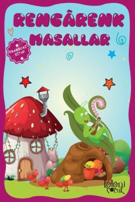 Çocuklar için Hayal ve Odak Geliştirici Rengarenk Masallar Frambuaz Kitap - 1