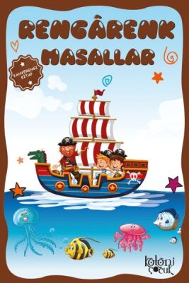 Çocuklar için Hayal ve Odak Geliştirici Rengarenk Masallar Kahverengi Kitap - 1