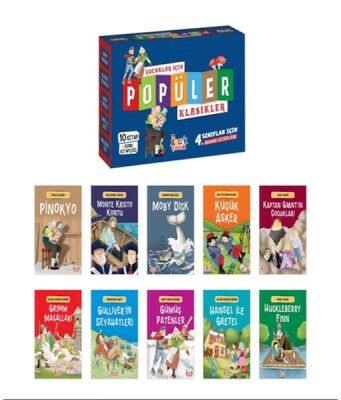 Çocuklar İçin Popüler Klasikler– (10 Kitap+Soru Kitapçığı) - 1