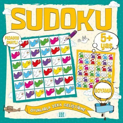 Çocuklar İçin Sudoku Boyama (5+ Yaş) - 1