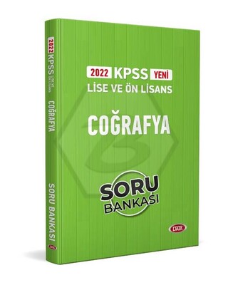 Data 2022 KPSS Lise ve Ön Lisans Coğrafya Soru Bankası - Data Yayınları