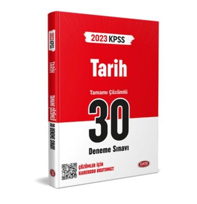 Data 2023 Kpss Tarih 30 Deneme Sınavı Karekod Çözümlü - 1