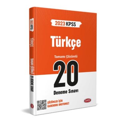 Data 2023 Kpss Türkçe 20 Deneme Sınavı Karekod Çözümlü - 1