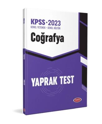 Data Kpss Coğrafya Yaprak Test - 1