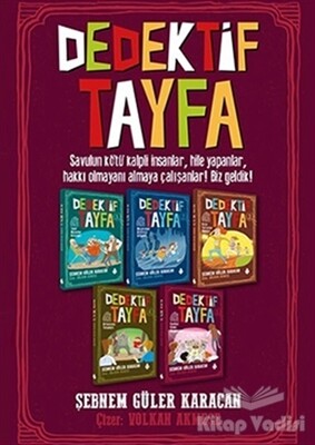 Dedektif Tayfa Seti (5 Kitap Takım) - Uğurböceği Yayınları