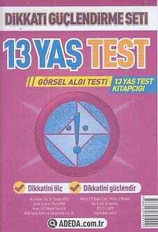 Dikkati Güçlendirme Seti 13 Yaş Test - 1