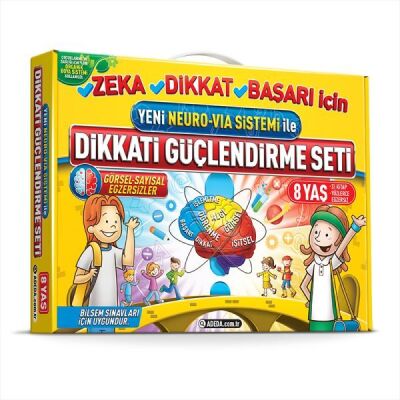 Dikkati Güçlendirme Seti 2. Sınıf – 8 yaş- Neuro-Via - 1