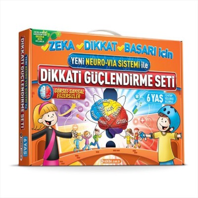 Dikkati Güçlendirme Seti Anasınıfı – 6 Yaş- Neuro-Via - Adeda Yayıncılık