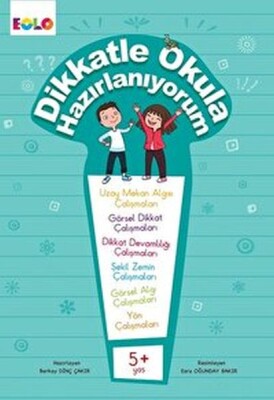 Dikkatle Okula Hazırlanıyorum - EOLO Eğitici Oyuncak ve Kitap