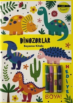 Dinozorlar Boyama Kitabı - Minik Ressamlar - Doğan Egmont