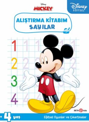 Disney Eğitsel Çıkartmalı Mickey Alıştırma Kitabım - 1