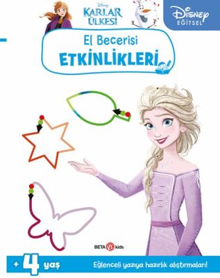 Disney Eğitsel Karlar Ülkesi El Becerisi Etkinlikleri Yazıya Hazırlık - 1