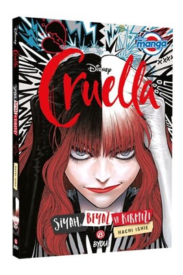 Dısney Manga Cruella Siyah Beyaz ve Kırmızı - Beta Byou