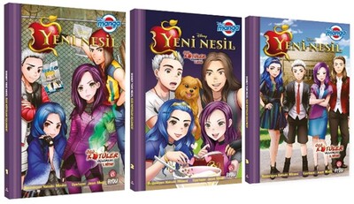 Disney Manga Yeni Nesil Özlü Kötüler Üçlemesi 3 Kitap Set - Beta Byou