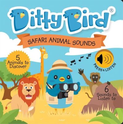 Ditty Bird: Safari Animal Sounds (Sesli Kitap) - 1