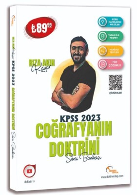 Doktrin Yayınları 2023 KPSS Coğrafya Soru Bankası - Doktrin Yayınları