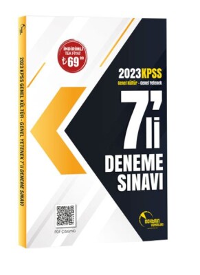 Doktrin Yayınları 2023 KPSS Genel Kültür Yetenek 7 li Deneme Sınavı - Doktrin Yayınları