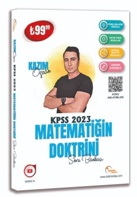 Doktrin Yayınları 2023 KPSS Matematik Soru Bankası (Tamamı Çözümlü) - Doktrin Yayınları