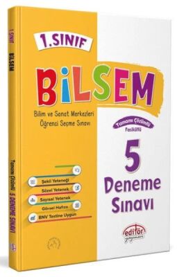 Editör 1. Sınıf Bilsem Tamamı Çözümlü 5 Deneme Sınavı - 1