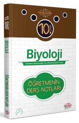 Editör 10. Sınıf Biyoloji Öğretmenin Ders Notları - Editör Yayınları