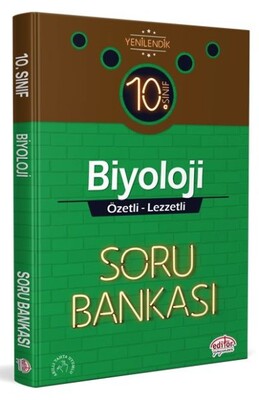 Editör 10. Sınıf Biyoloji Özetli Lezzetli Soru Bankası - Editör Yayınları