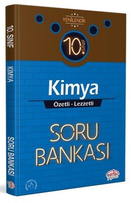 Editör 10. Sınıf Kimya Özetli Lezzetli Soru Bankası - Editör Yayınları