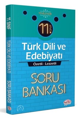 Editör 11. Sınıf Türk Dili ve Edebiyatı Özetli Lezzetli Soru Bankası - Editör Yayınları