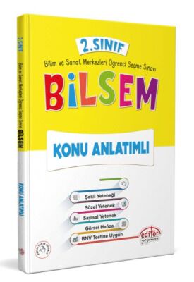 Editör 2. Sınıf Bilsem Konu Anlatım - 1