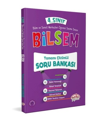 Editör 4. Sınıf Bilsem Soru Bankası - Editör Yayınları