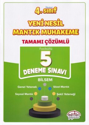 Editör 4. Sınıf Tamamı Çözümlü 5 Deneme - 1