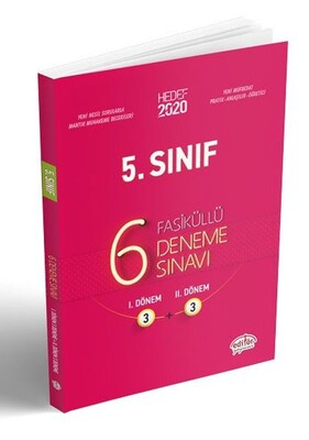 Editör 5. Sınıf 6 Fasikül (3+3) Deneme Sınavı - Editör Yayınları