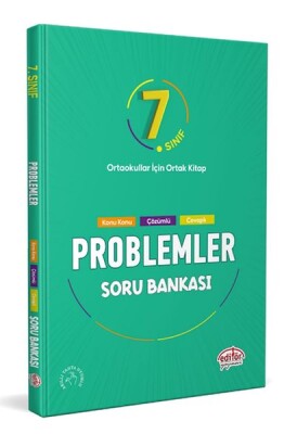 Editör 7. Sınıf Problemler Soru Bankası - Editör Yayınları