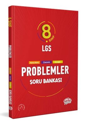 Editör 8. Sınıf Problemler Soru Bankası - 1