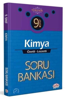 Editör 9. Sınıf Kimya Özetli Lezzetli Soru Bankası - Editör Yayınları