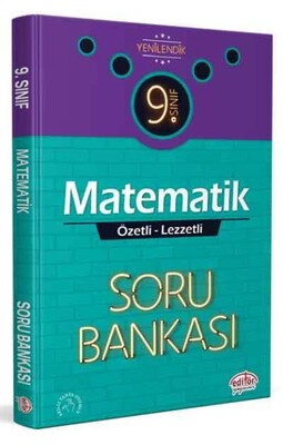 Editör 9. Sınıf Matematik Özel Lezzetli Soru Bankası (YENİ) - Editör Yayınları