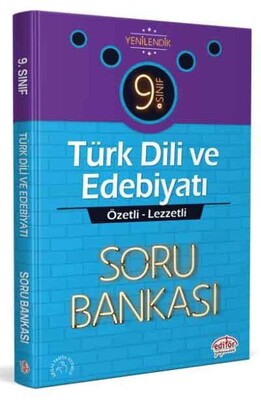 Editör 9. Sınıf Türk Dili ve Edebiyatı Özel Lezzetli Soru Bankası (YENİ) - Editör Yayınları