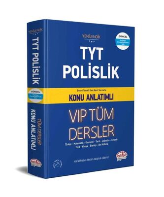 Editör TYT Polislik VIP Tüm Dersler Konu Anlatımlı - 1