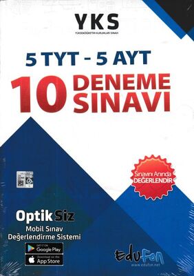 Edufon YKS 10 Deneme Sınavı (5 TYT - 5 AYT) - 1