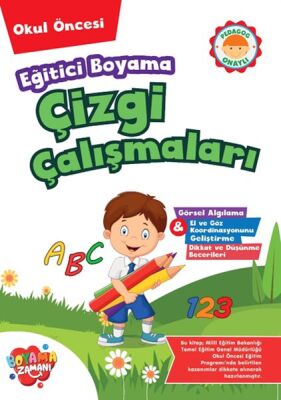 Eğitici Boyama - Çizgi Çalışmaları - 1