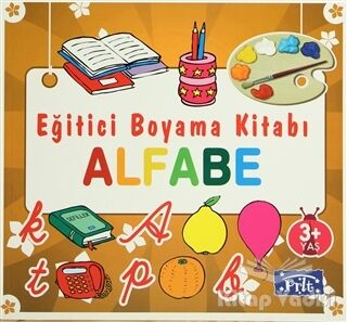 Eğitici Boyama Kitabı - Alfabe - 1