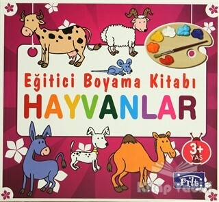 Eğitici Boyama Kitabı - Hayvanlar - Parıltı Yayınları