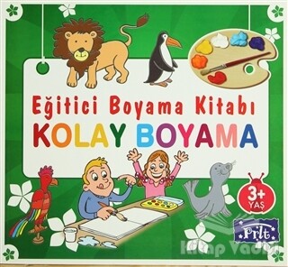 Eğitici Boyama Kitabı - Kolay Boyama - Parıltı Yayınları