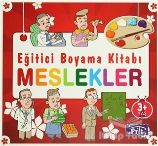 Eğitici Boyama Kitabı - Meslekler - Parıltı Yayınları